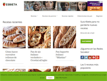 Tablet Screenshot of esbieta.com